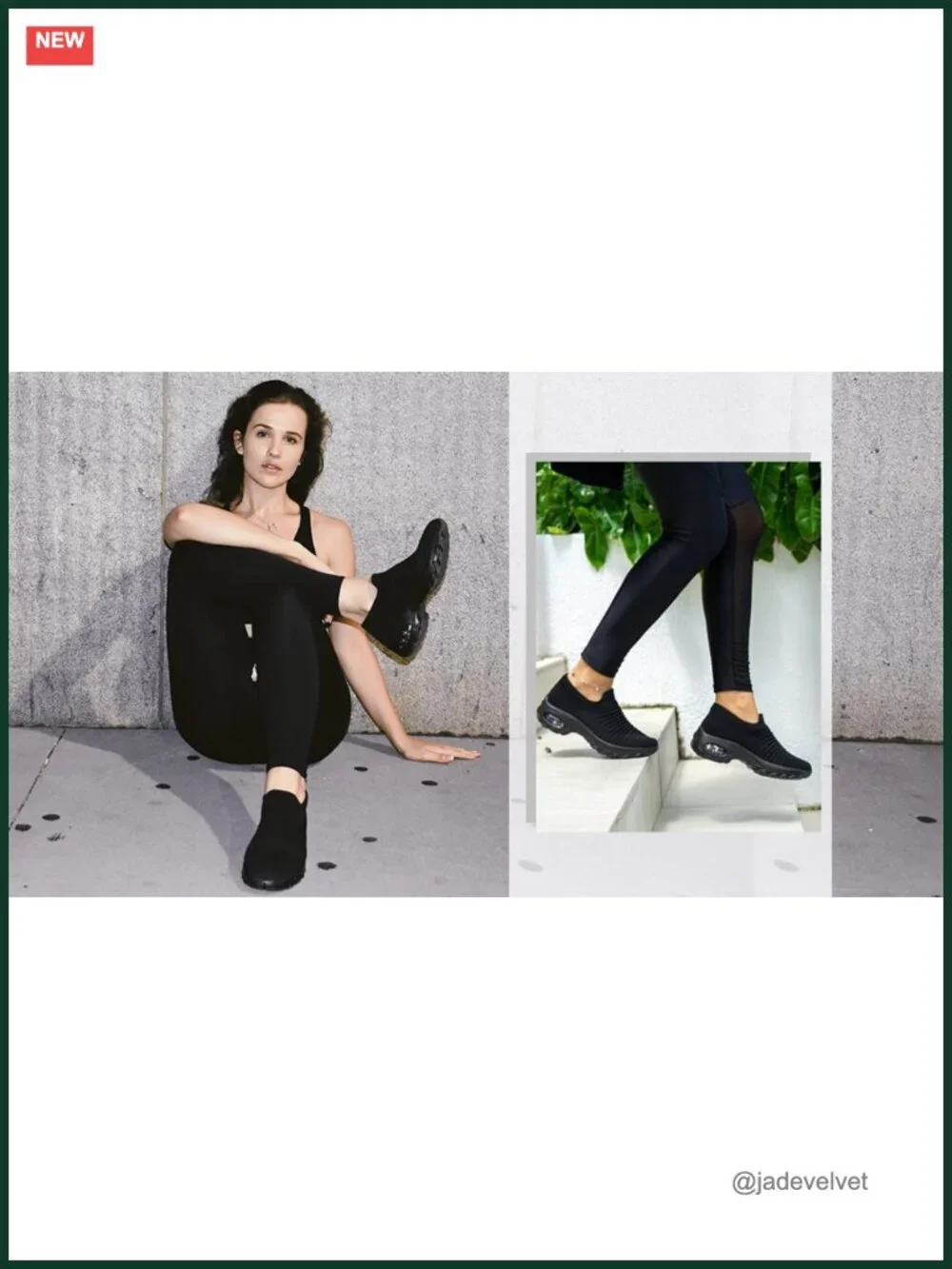 Women's Slip-On Walking Shoes Breathable Knit Work Sneakers